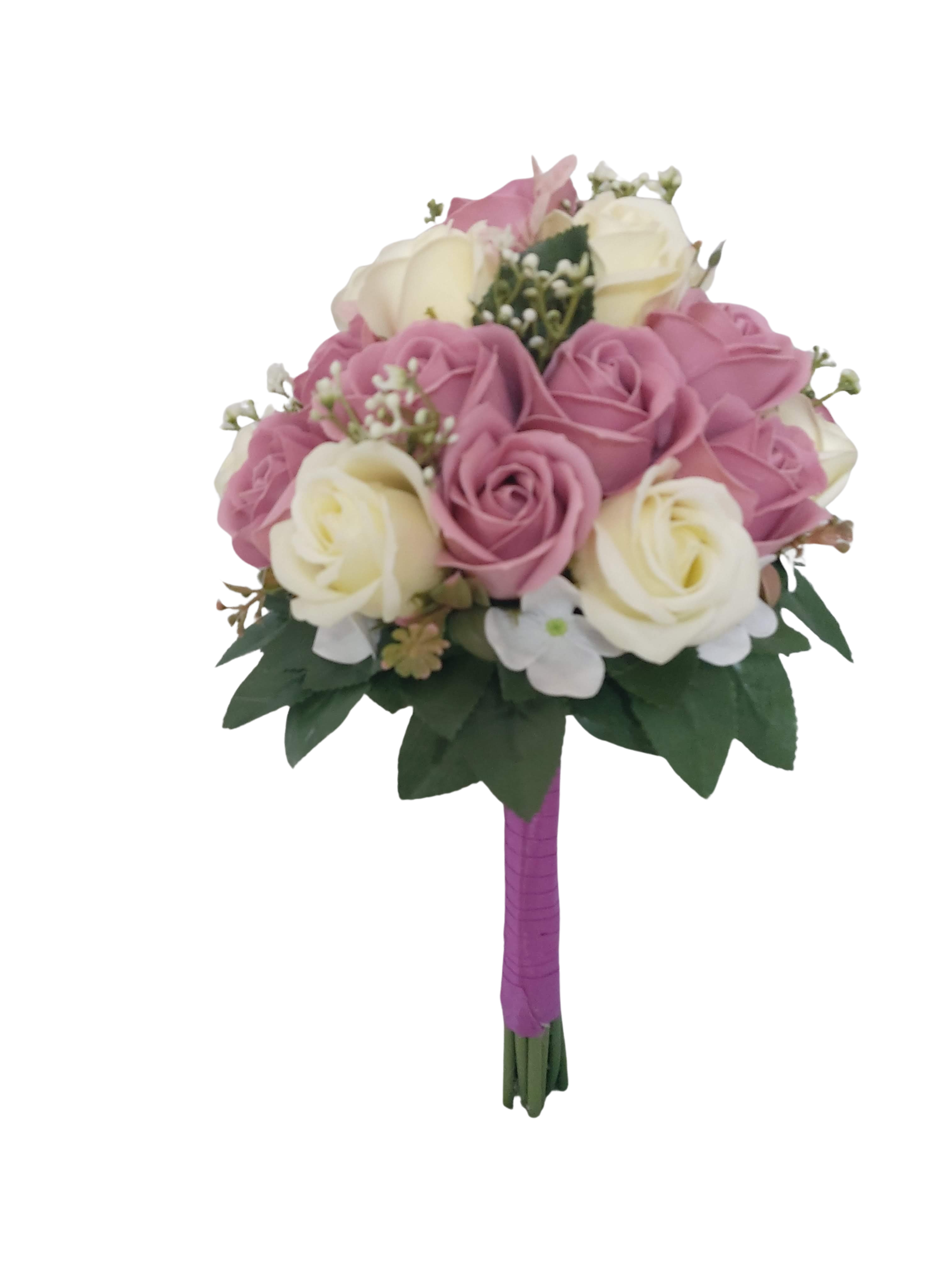Buchet de cununie cu trandafiri de săpun – Floraria Mariei (BCA001) - imagine 2
