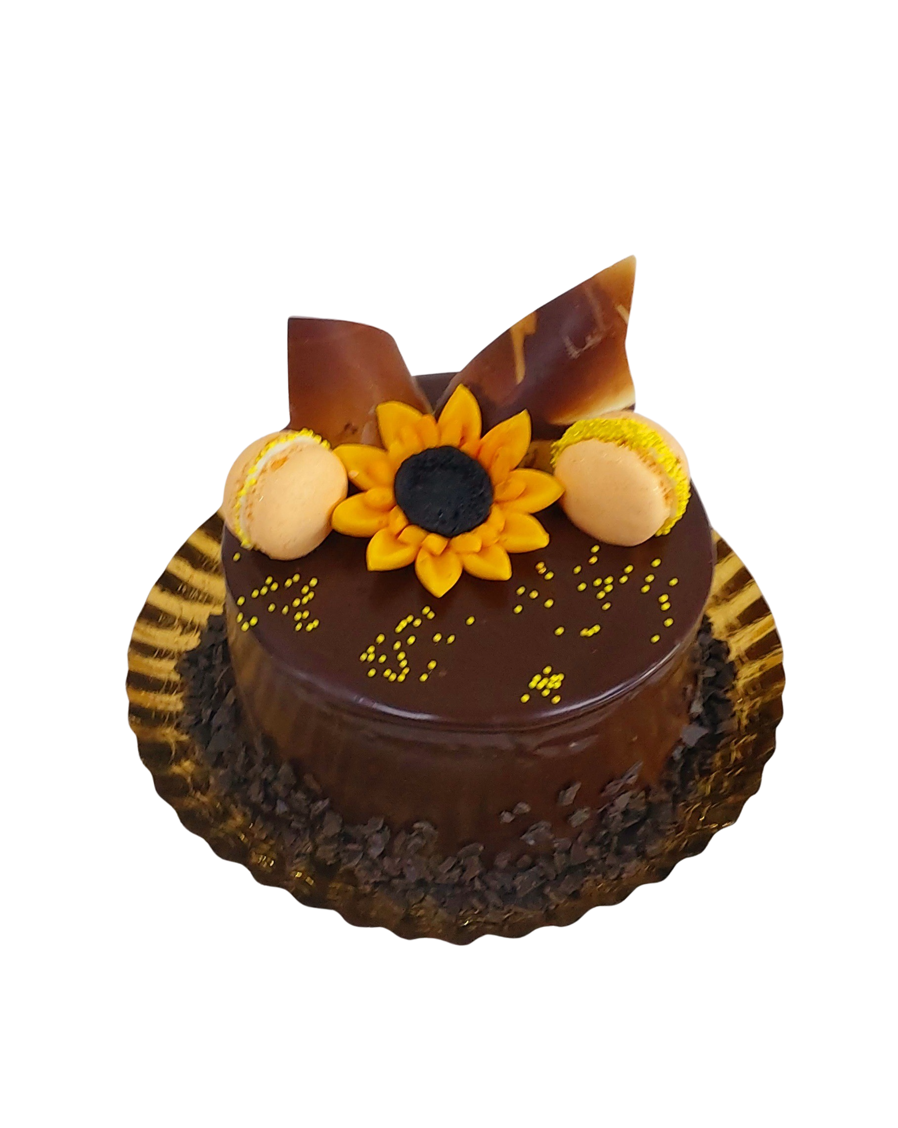 Tort trio mousse cu 3 tipuri de ciocolată, rotund – Floraria Mariei - imagine 2