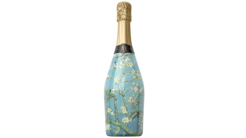 Floraria Mariei Almons Blossoms (van Gogh) – vin spumant cu sticlă cu design artistic